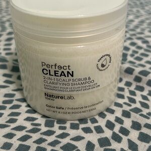 NatureLab Tokyo Perfect Clean 2-in-1 Scalp Scrub & Clarifying Shampoo - White